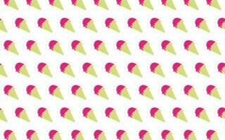 ice cream pattern. blue color background. Vector