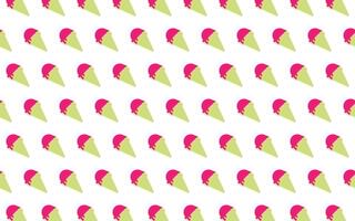 ice cream pattern. blue color background. Vector