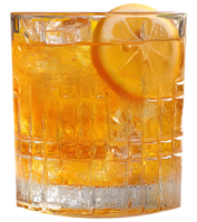 AI generated Honey lemon juice in a glass on a transparent background png