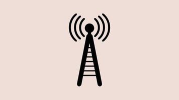 Animated illustration on white background video