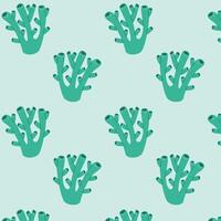 Vector corals pattern, seamless coral pattern, sea pattern