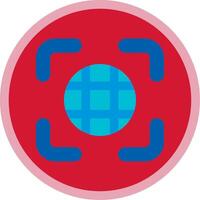 Show grid Flat Multi Circle Icon vector