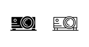 icono de vector de proyector