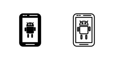 icono de vector de Android