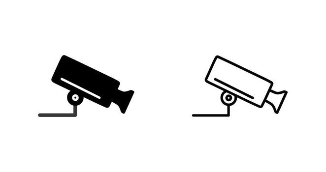 Security Camera Vector Icon