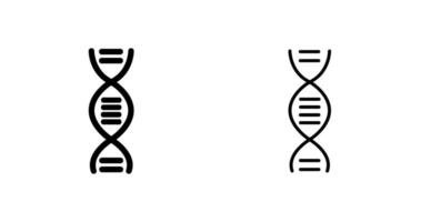 icono de vector de estructura de adn