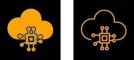 Cloud Computing Vector Icon