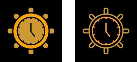 Time Settings Vector Icon