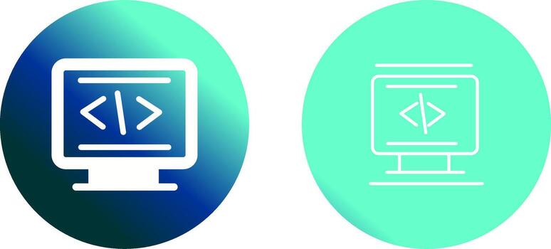 Coding Vector Icon