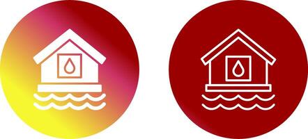 Water House Vector Icon