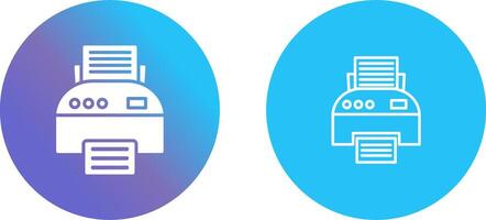 icono de vector de impresora