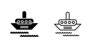 Steamship Vector Icon