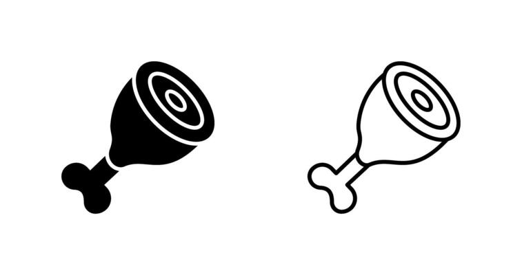 Meat Vector Icon