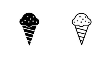 icono de vector de helado