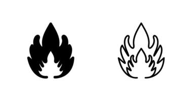 Flammable Material Vector Icon