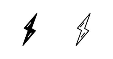 Lightning Vector Icon