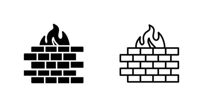 Firewall Vector Icon