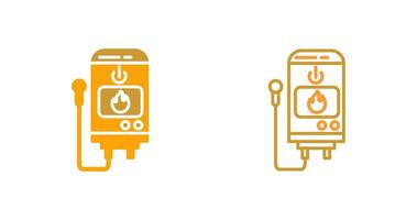 Tankless Water Heater Vector Icon