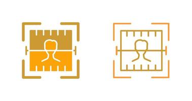 Face Scan Vector Icon