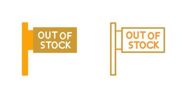 Out of Stock Vector Icon