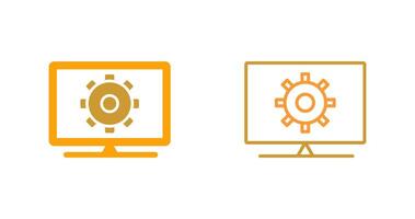 Computer Settings Vector Icon