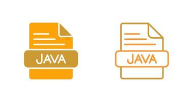 icono de vector de java