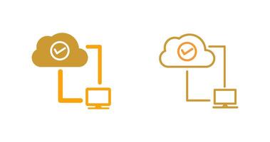 Cloud Connections Vector Icon