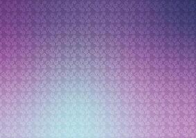 Soft pastel blue violet symbol pattern light background vector