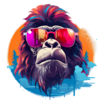 AI generated Cool Kong Design For T Shirt png