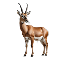 AI generated antelope isolated transparent background PNG. png