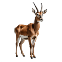 ai generato antilope isolato trasparente sfondo png. png