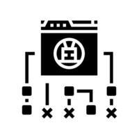 robots txt seo glyph icon vector illustration