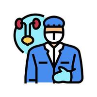 nephrologist urology color icon vector illustration
