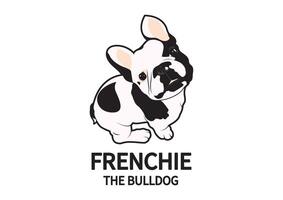 Cute French Bulldog Logo for Your Product vector