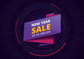 New year sale banner for your business vector