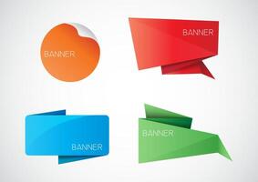 Mix Colorful Banner for your online advertising campaign vector