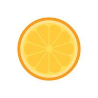 Juicy Orange Cut In Half Ring Of Ripe Citrus vector