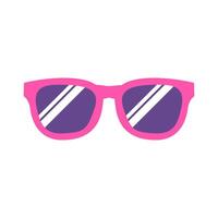 de moda rosado mujer Gafas de sol con teñido lente vector