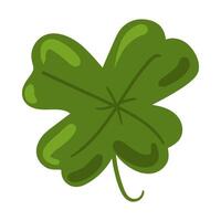 Four Leaf Clover Symbol Of Good Luck Icon vector