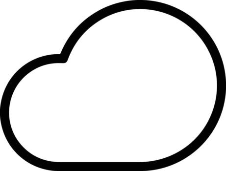 Cloud icon symbol vector image. Illustration of the hosting storage design image