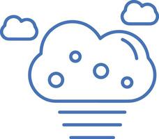 Cloud icon symbol vector image. Illustration of the hosting storage design image