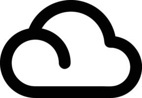nube icono símbolo vector imagen. ilustración de el hospedaje almacenamiento diseño imagen