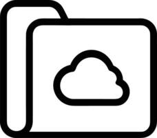 Cloud icon symbol vector image. Illustration of the hosting storage design image