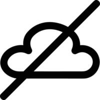 Cloud icon symbol vector image. Illustration of the hosting storage design image