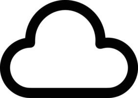 Cloud icon symbol vector image. Illustration of the hosting storage design image