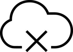 Cloud icon symbol vector image. Illustration of the hosting storage design image