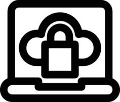 Cloud icon symbol vector image. Illustration of the hosting storage design image