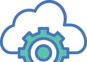 Cloud icon symbol vector image. Illustration of the hosting storage design image