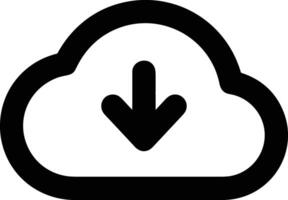 Cloud icon symbol vector image. Illustration of the hosting storage design image