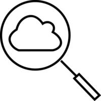 Cloud icon symbol vector image. Illustration of the hosting storage design image